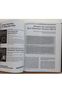 Diagnostica. - Zeitschrift für psychologische Diagnostik und differentielle Psychologie. - 49. +50. Jahrg. / 2003+2004 (je 4 Hefte / 2 Jahrgänge in einem Band)