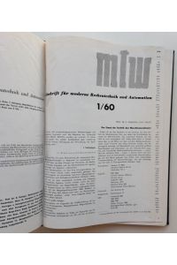 mtw - Mathematik, Technik, Wirtschaft. - Zeitschrift für moderne Rechentechnik und Automation. - Jahrgang 7 / 1960. (gebund. Jahrgang)