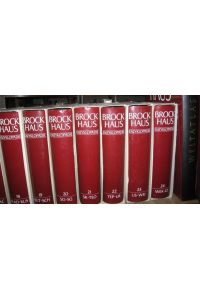 Brockhaus Enzyklopädie in vierundzwanzig Bänden. Komplett mit den Bänden 1 - 24 (A - Z) UND Atlasband.