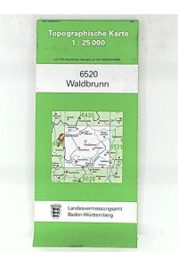 Topographische Karte 6520: Waldbrunn. 1:25000