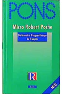 Micro Robert Poche  - Dictionnaire d'apprentissage du français