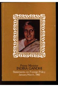 Prime minister Indira Gandhi. Statements on foreign policy, January-March, 1982.