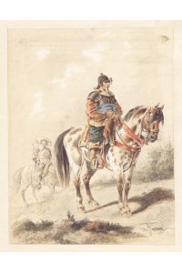 (Soldat auf Pferd / Soldier on horseback) - Ritter knight