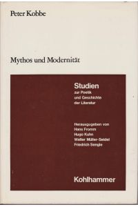 Mythos und Modernität. Eine poetologische und methodenkritische Studie zum Werk Hans Henny Jahnns.