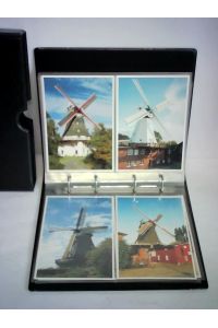 20 Ansichtskarten mit Mühlenmotiven im Sammelordner