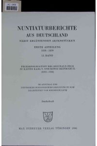 Nuntiaturberichte aus Deutschland.   - AC-0806. 15. Band