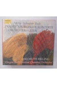 Brandenburgische Konzerte: Orchester-Suiten (Rilling - Oregon Bach Festival Chamber Orchestra) [4 CDs].