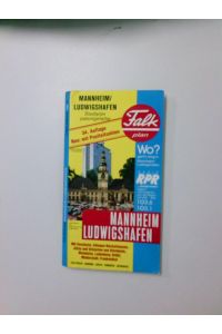 Falk Pläne, Mannheim, Ludwigshafen (Falk Stadtplan Extra Standardfaltung - Deutschland)  - 1:16500 - 33000