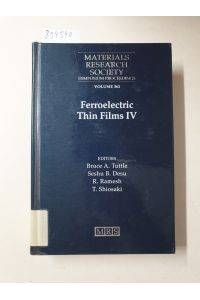 Ferroelectric Thin Films IV: Volume 361 (Materials Research Society Symposium Proceeding, Vol361) :