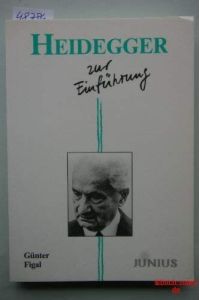Heidegger zur Einführung.   - Mit einem Nachwort des Verfassers. Mit Anmerkungen, Literaturhinweise und Zeittafel. Mit einer Kurzbiografie des Verfassers. - (=Zur Einführung, Band 84).