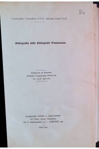 Bibliografia delle bibliografie francescane