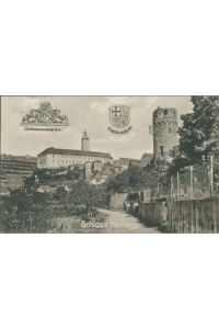 Ansichtskarte Schloss Hornegg Schlosswappen 1917 (Nr. 9346)
