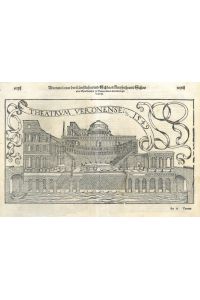 Theatrum Veronese, 1549. Querschnitt durch das antike Theater.