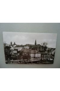 Ansichtskarte Siegen 1960 Siegbrücke Martinikirche Unteres Schloß Autoverkehr