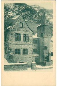 Ansichtskarte Jugendherberge Oberhammerstein bei Rheinbrohl Burghaus (Nr. 679)