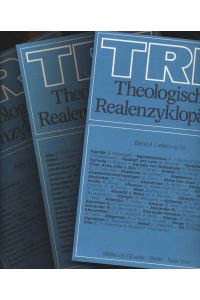 [ 3 Einzellieferungen ( komplett ) in Originalverlagsumschlag ] Theologische Realenzyklopädie (TRE), Band 2.   - Agende - Anselm von Canterbury.
