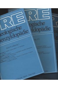 [ 3 Einzellieferungen ( komplett ) in Originalverlagsumschlag ] Theologische Realenzyklopädie (TRE), Band 3.   - Anselm von Laon - Aristoteles/Aristotelismus.
