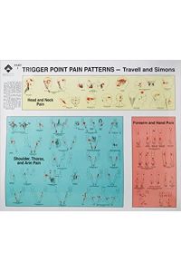 Travell and Simons` Trigger Point Pain Patterns Wall Charts