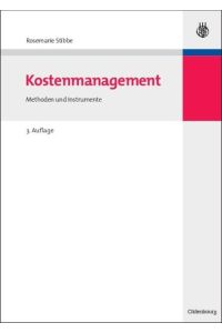 Kostenmanagement  - Methoden und Instrumente