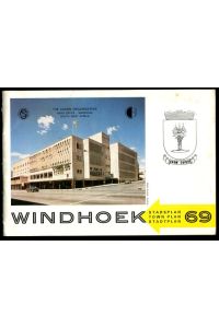 Windhoek. Stadtplan - Twion Plan - Stadsplan 1969.