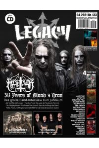 Legacy Magazin Deutschland 2021 #133 Marduk Agrypnie Darkthrone Enslaved