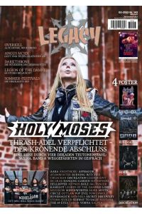 Legacy Magazin Deutschland 2023 #143 Holy Moses Overkill Darkthrone Amgus MCSIX