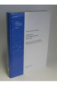 Süddeutsche Hochschulkonferenzen 1945-1949: Bearb. v. Klaus-Dieter Müller u. a. (edition bildung und wissenschaft, 3, Band 3)