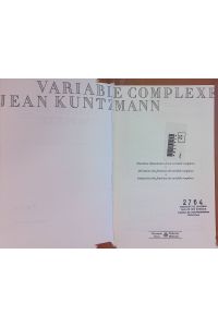Variable Complexe: Fonctions élémentaires d'une variable complexe, Dérivation des fonctions de variable complexe, Intégration des fonctions de variable complexe