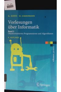 Vorlesungen über Informatik. Bd. 2: Objektorientiertes Programmieren und Algorithmen.