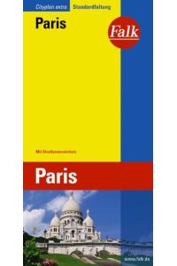 Falk Cityplan Extra Standardfaltung International Paris mit Straßenverzeichnis