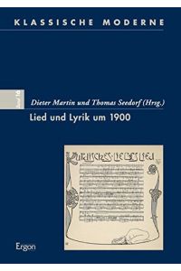 Lied und Lyrik um 1900.