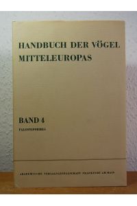 Handbuch der Vögel Mitteleuropas. Band 4: Falconiformes