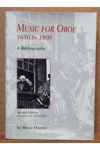 Music for Oboe 1650-1800 (A Bibliography)