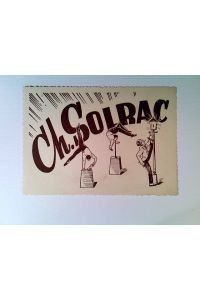Zirkus, Ch. Solrac, Artist, Werbekarte, ca. 1950