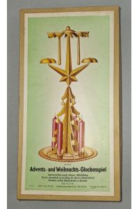 Alte Advents- und Weihnachts- Glockenspiel Blech DDR OVP Nr. 11 M