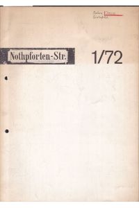 Nothpforten-Str. 1/72. Hilgemann. Systematische Strukturen 1970-71