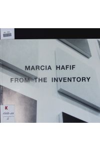 Marica Hafif.   - From the inventory.