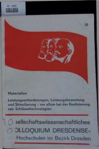 18 - Gesellschaftswissenschaftliches Colloquium Dresdense.