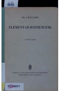 Elementar-Mathematik.   - 9. Auflage