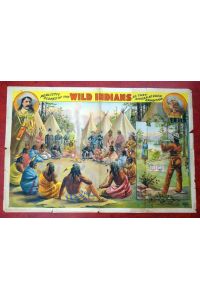 Realistic scenes of the Wild Indians as the appear at each exhibition. Mlle Winona , Capt. Shaw. Chromolithographie.