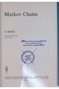 Markov Chains.   - North-Holland Mathematical Library, vol. 11