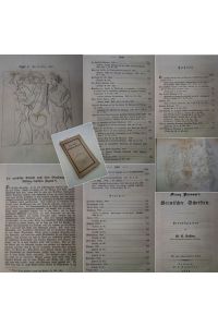 Franz Passow´s vermischte Schriften. Herausgegeben von W. A. Passow, Lehrer am Herzoglichen Gymnasium zu Meiningen. Mit 2 lithographierten Tafeln