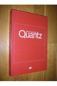 Johann Joachim Quantz. Thematisch-systematisches Werkverzeichnis (QV)