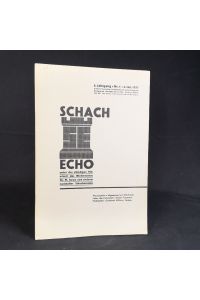 Schach-Echo. 6. Jahrgang 1937. Nummer 1.