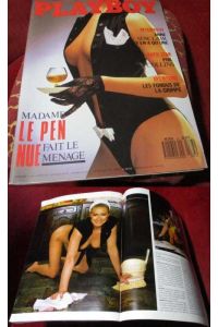 Playboy France. Madame le Pen nue fait le ménage. nr 23, juillet/Juli 1987