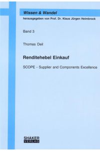 Renditehebel Einkauf  - SCOPE - Supplier and Components Excellence