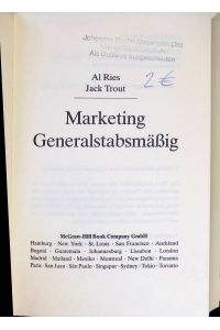 Marketing Generalstabsmäßig.