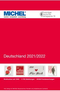 Deutschland 2021/2022 mit Wasserzeichentafel