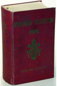 Annuario Pontificio per l`anno 1978.