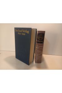 Der Insel Verlag. Einen Bibliographie 1899-1999. 2 Bände